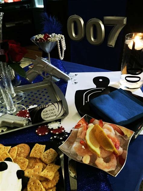 Telephone the social group office for forthcoming james bond party availability! James Bond 007 Birthday Party Ideas | Photo 11 of 30 ...
