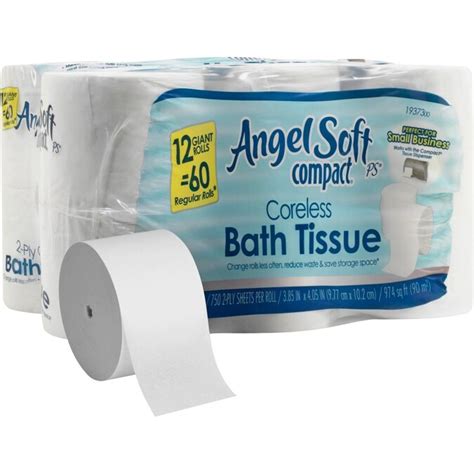 Angel Soft 12 Pack Toilet Paper In The Toilet Paper Department At