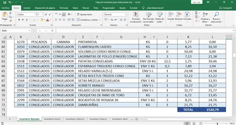 Como Hacer Una Hoja De Excel Para Inventario Mide