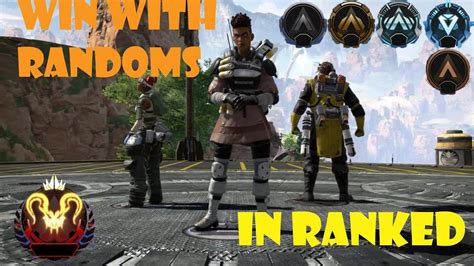 Apex Legends How To Win In Ranked With Randoms Youtube