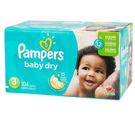 Pampers Baby Dry Diapers Size 3 104s London Drugs