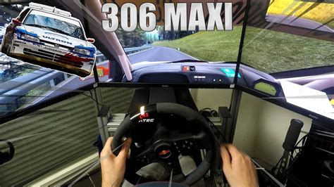 Driving French Rally Car 306 MAXI ASSETTO CORSA YouTube