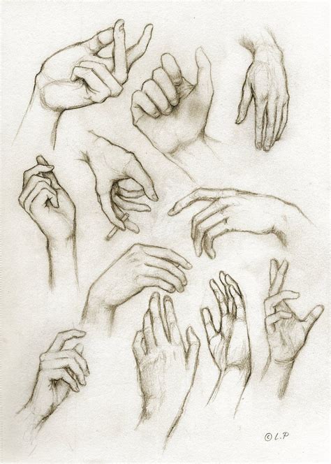 Hand Study By Lintsi On Deviantart Блокноты для эскизов Рисование