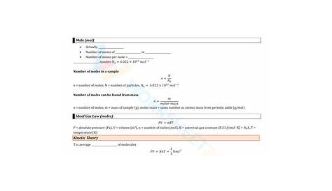 ideal gas law worksheets