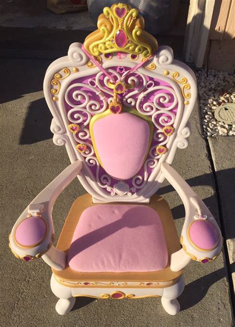 The princess chair for toddlers is designed and modeled after the fables of princesses. Barbie My Size Throne Musical Jewels Princess Chair for ...