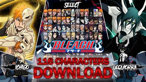Bleach Mugen V9 116 Characters Download Youtube