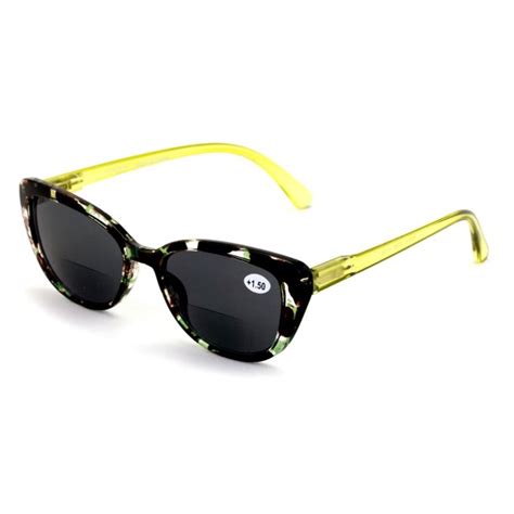 v w e women s bifocals reading sunglasses reader glasses vintage outdoor cateye black leopard