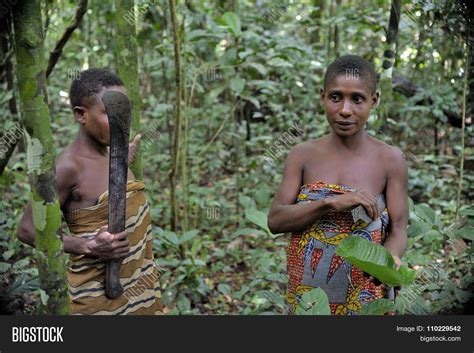 Jungle Portrait Woman Baka Tribe Image And Photo Bigstock