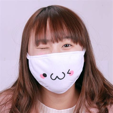 Kawaii Anime Cartoon Mouth Mask Buy One And Get Another For Free