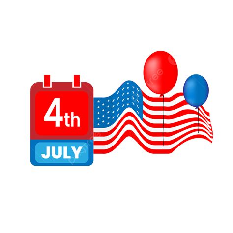 Independence Day Usa Clipart Transparent Background 4th July
