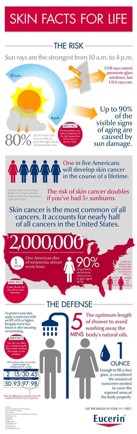 Skin Facts Daily Infographic