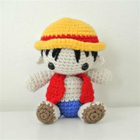 Luffy From One Piece Amigurumi Crochet Crochet Patterns Crafty