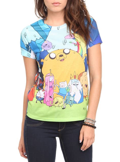 Adventure Time Group Girls T Shirt Hot Topic Adventure Time Shirt Girls Tshirts Cartoon T