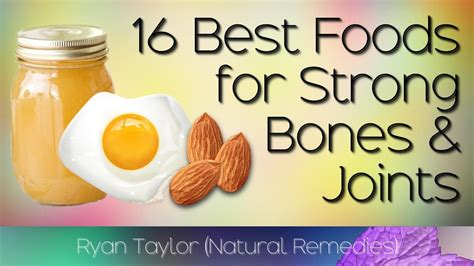 Foods For Strong Bones And Joints Youtube