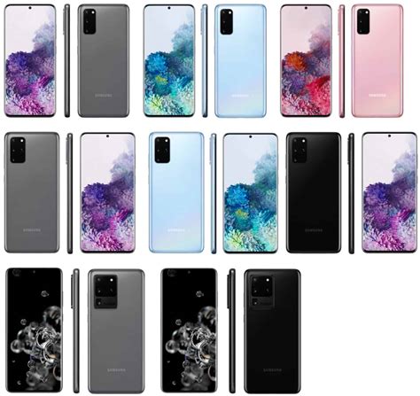 Heres What The Samsung Galaxy S20 Series Looks Like In All Colors