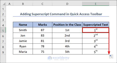 How To Add Superscript In Excel 8 Easy Methods Exceldemy
