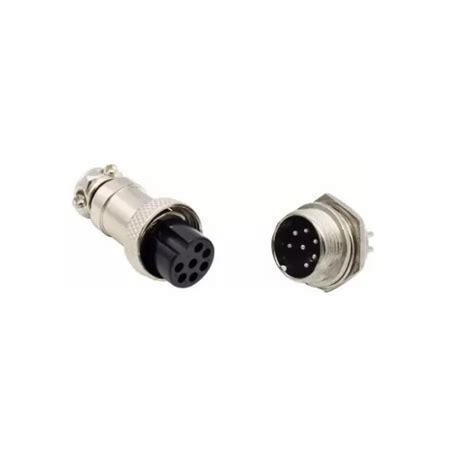 Gx 16 7 Pin Mrs Round Shell Type Connectors Male Female Pair Roboticsdna