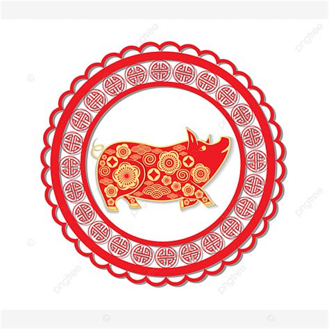 Happy chinese new year 2019 year of the pig paper cut style. Happy Chinese New Year 2019 Year Of The Pig Paper Cut ...