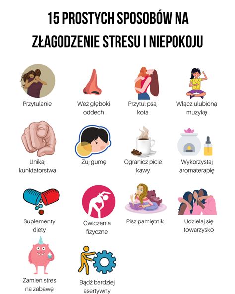 prostych sposobów na złagodzenie stresu i niepokoju Motywator Dietetyczny