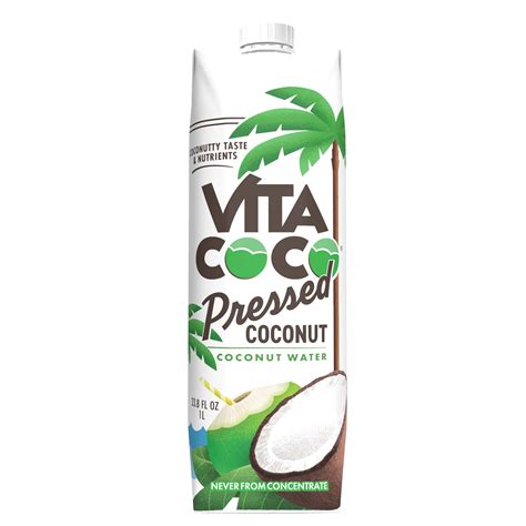 Vita Coco Pressed Coconut Water Pressed Coconut Fl Oz Tetra Walmart Com Walmart Com
