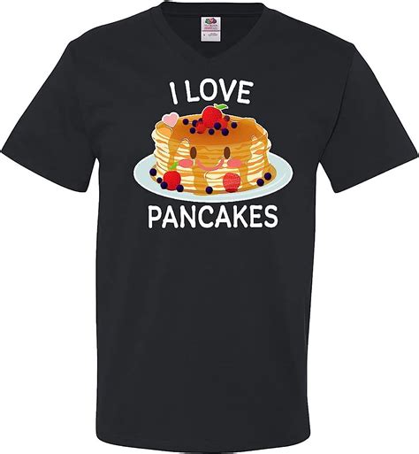 Inktastic I Love Pancakes With Cute Stack Of Pancakes Mens