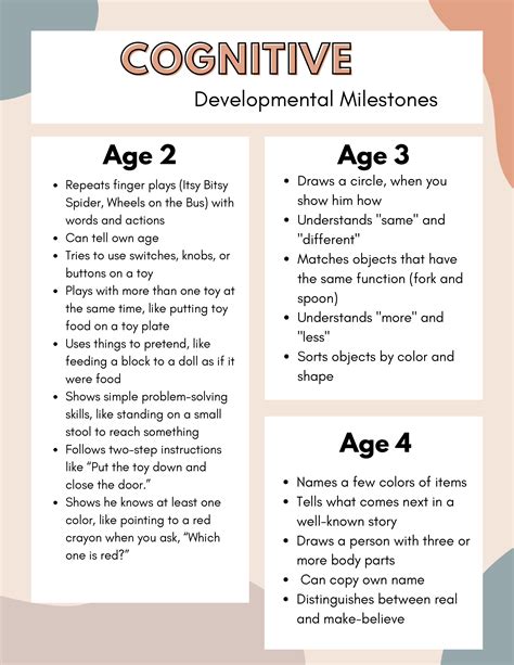 Developmental Milestones Early Childhood Center