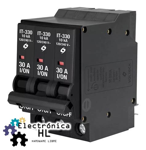 Interruptor Magnetico 3 Polos 30a Electronica Hl