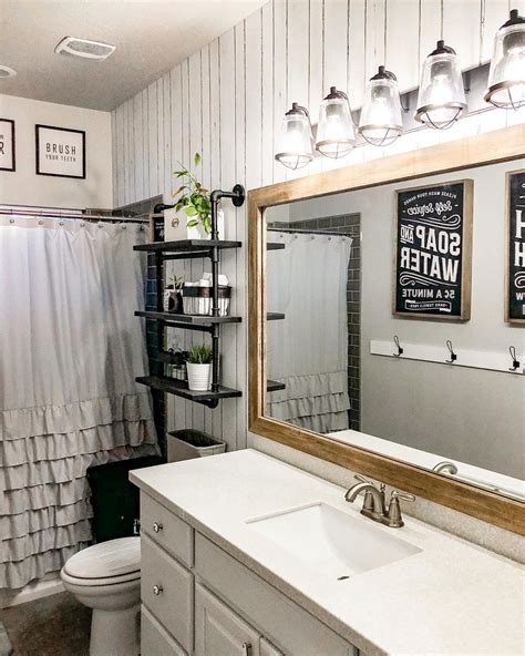 Bath Room Inspiration Modern Farmhouse Style Simple Diys That