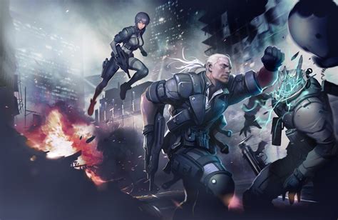 Art Human Ghost In The Shell Online Concept Art