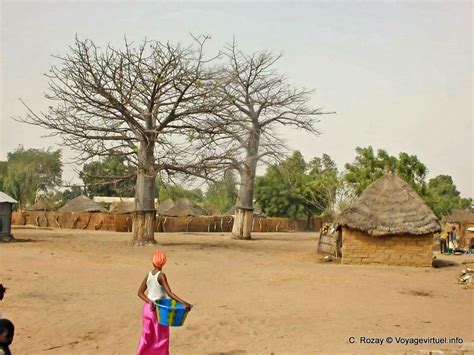 Passante In The Village Near Kaolack Senegal