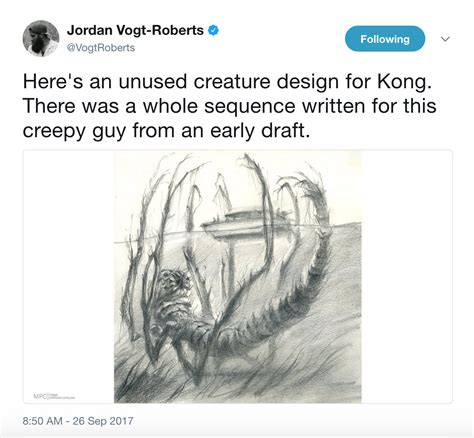 Check Out This Concept Art Of A Sea Monster That Was Almost In Kong