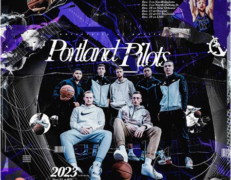 Portland Pilots Basketball Hype Design On Behance