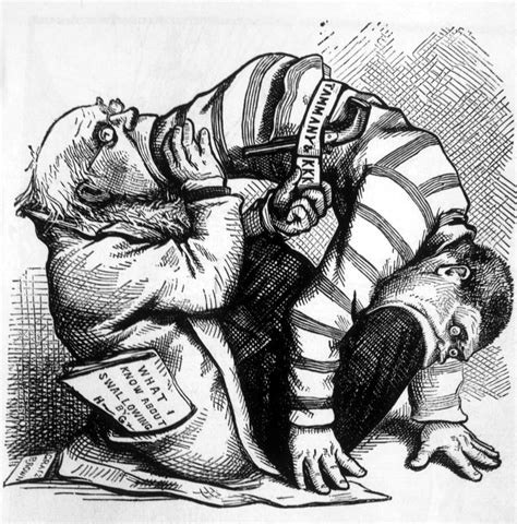 Thomas Nast Political Cartoon Depicting Photograph By Everett