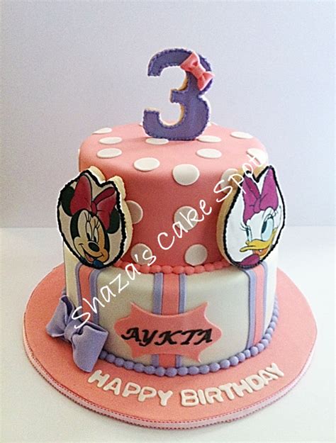 Minnie Mouse And Daisy Duck Birthday Cake CakeCentral Com