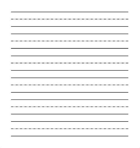 17 Word Lined Paper Templates
