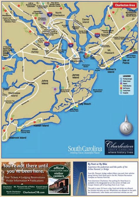 Greater Charleston Area Map