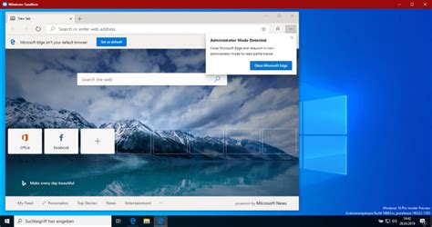 Windows 10 Build 18865 Offering Microsoft Edge Chromium