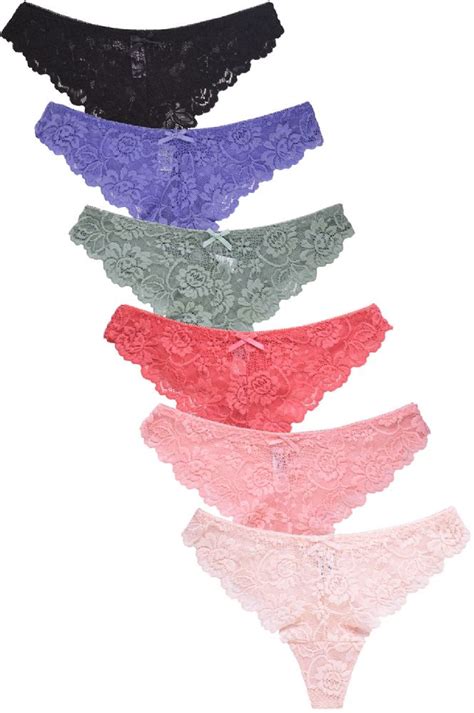 432 Units Of Sofra Ladies Lace Thong Panty Womens Panties And Underwear