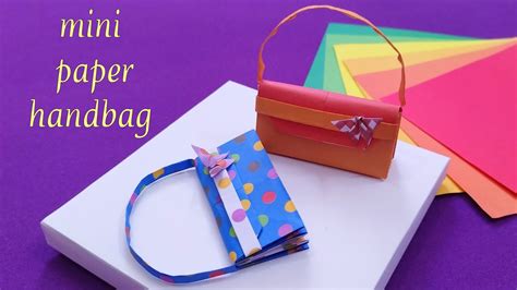 Easy Origami Handbag 👜 How To Make Paper Bag Diy Paper Craft Ideas