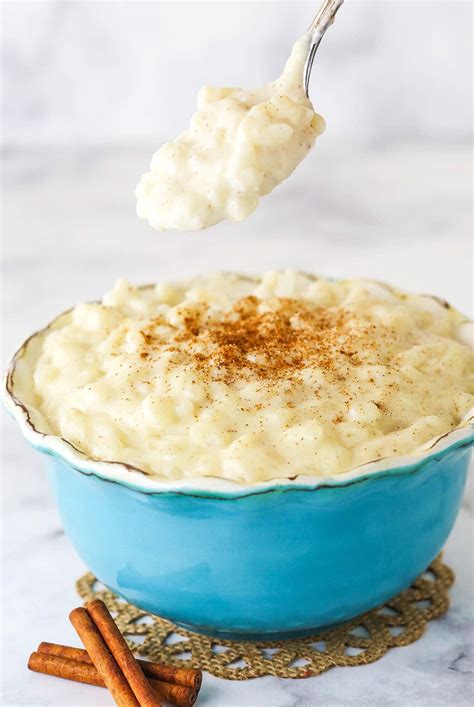 Old Fashioned Rice Pudding Easy Homemade Rice Pudding Recipe