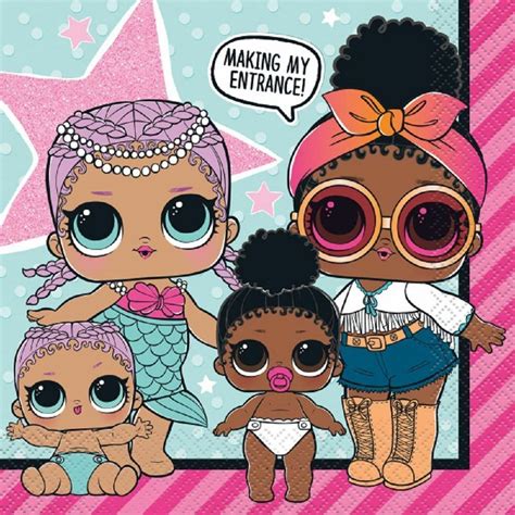 Looking for a good deal on lol surprise? Party Supplies - LOL Surprise - Napkins - Large 13" - 16ct ...