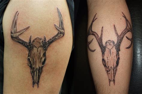 Deer Skull Tattoos Ideas Designs And Meaning Tattoo Me Now