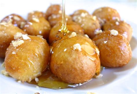 Loukoumades Recipe Greek Donuts With Honey And Walnuts Recipe Greek Donuts Greek Desserts