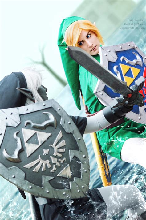 Cosplay Link Vs Dark Link Water Temple By Evil Siren On Deviantart