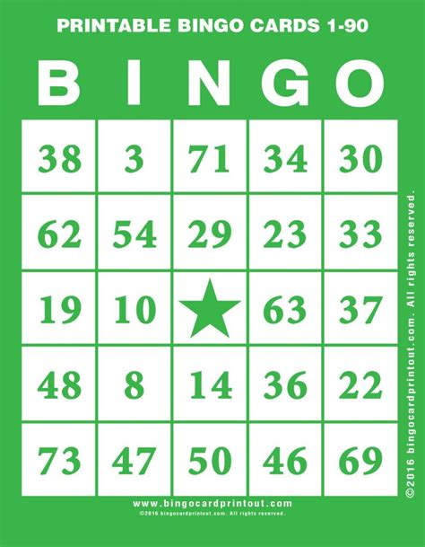 Free Printable Bingo Cards With Numbers 1 50 Printable Bingo Cards