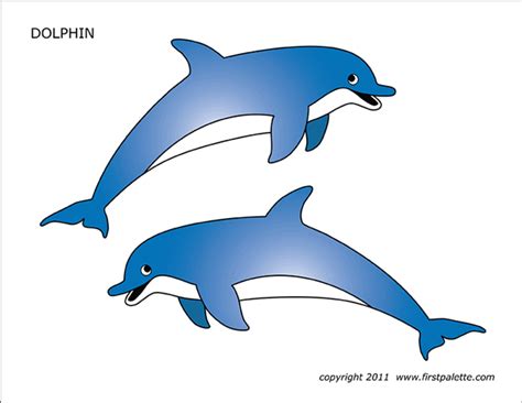 Dolphin Stencil Printable