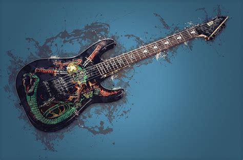 Artistic Electric Guitar Art Id 95782