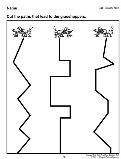 You'll also find activities for students to cut out basic shapes. 11 Best Images of Cutting Practice Worksheets - Practice ...
