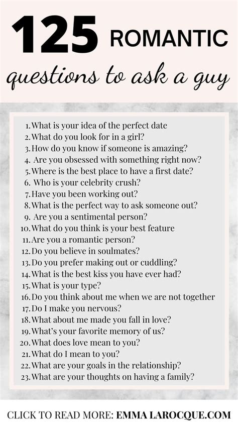 125 Flirty Questions To Ask The Guy Youre Talking To Romantic Questions Flirty Questions
