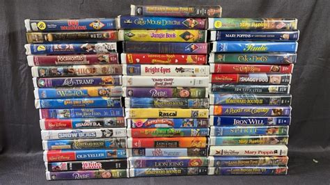 Sold At Auction 45 Vhs Disney Dreamworks Movies